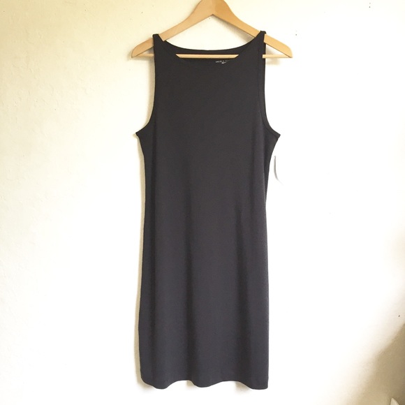 Chelsea & Theodore Dresses & Skirts - Chelsea & Theodore Black Cotton Tank Dress L